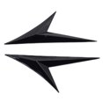 thumbnail image 3 of 2 piezas de pegatinas laterales para coche, piezas exteriores, emblema, insignia, aleta lateral, apto para Negro, 3 of 6