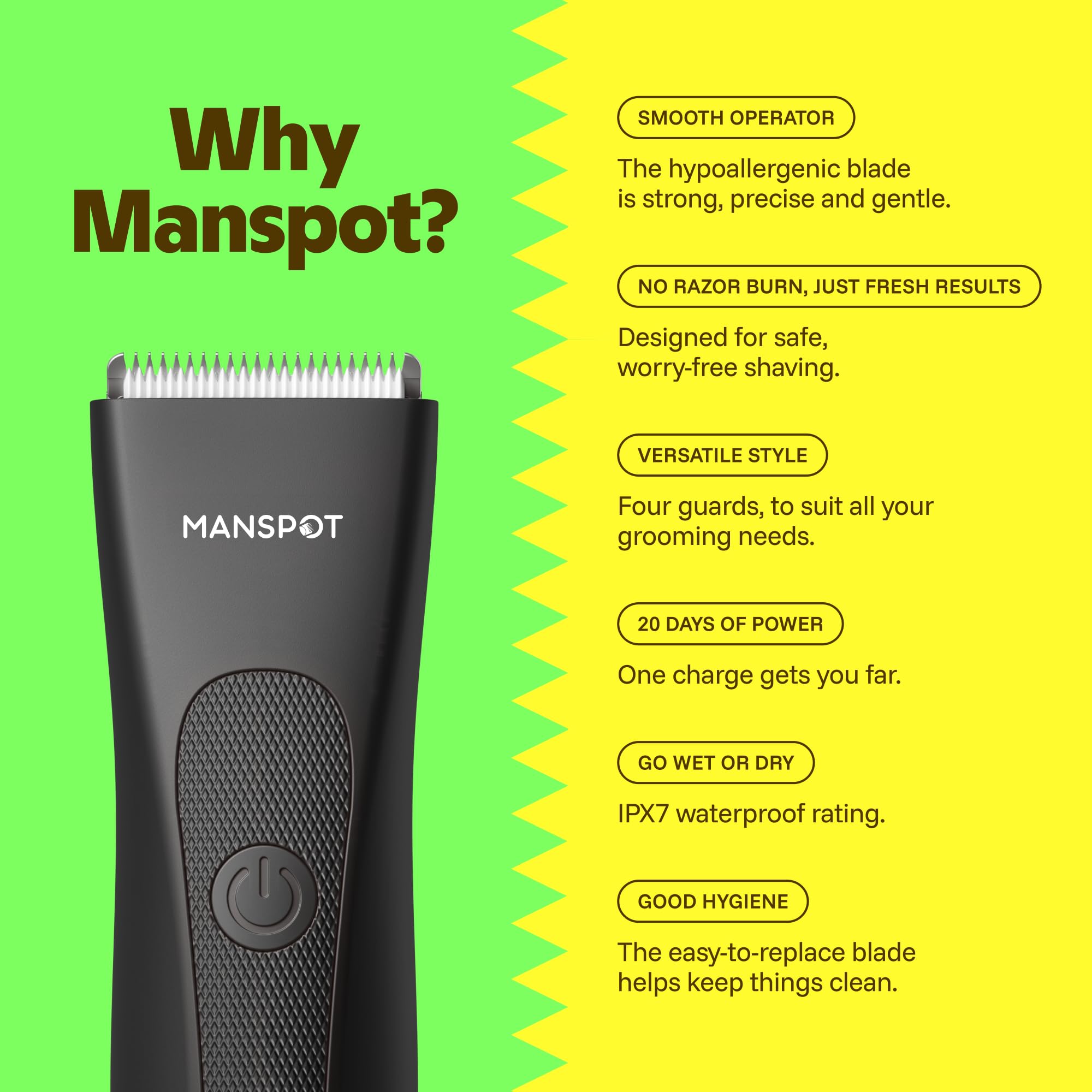 Manspot Manscape Body Hair Trimmer for Men photo 2