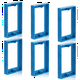 thumbnail image 1 of Extensor de Caja Eléctrica de 6 Piezas, Extensores de Caja de Salida de Receptáculo de una Sola Banda de 1/2 Pulgada Extensor de Caja de Conexiones para Caja Eléctrica, 1 of 5
