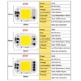 thumbnail image 2 of AC 220V 20W/30W/50W Free Driver High Pressure LED Chip COB Light Source Specification:220V-30W-6500K, 2 of 2