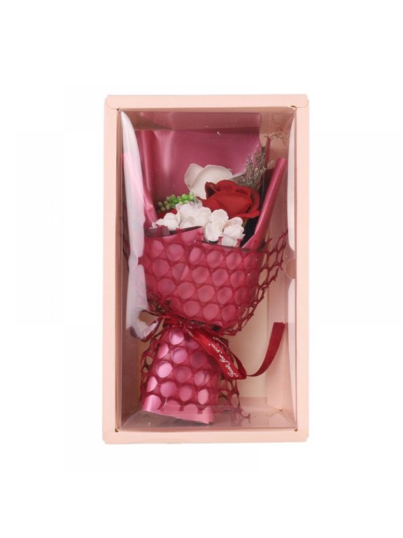 Artificial Wedding Soap Roses Flower Bouquet Plant Birthday Christmas Wedding Valentines Day Gift Home Decor