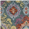 thumbnail image 2 of SAFAVIEH Suzani Dimitar Medallion Wool Area Rug, Blue/Multi, 8' x 10', 2 of 3
