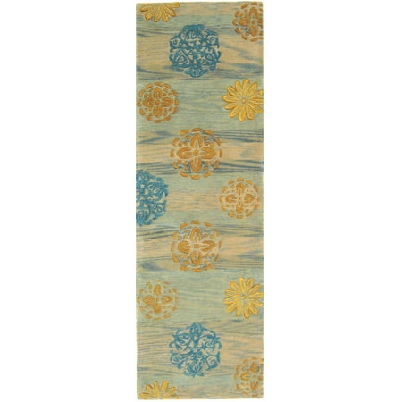 Safavieh Rodeo Drive Elisa Hand-Tufted Wool Runner Rug, Blue/Multi