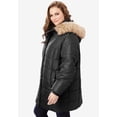 thumbnail image 2 of Roaman's Women's Plus Size Classic Length Puffer Coat, 2 of 6