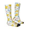 thumbnail image 4 of Lsque Ducks and Anchors Printed Crew Socks Men's Women's LightWeight Thin Casual Calf Socks ,Knee High Socks,Cotton Socks, 4 of 9