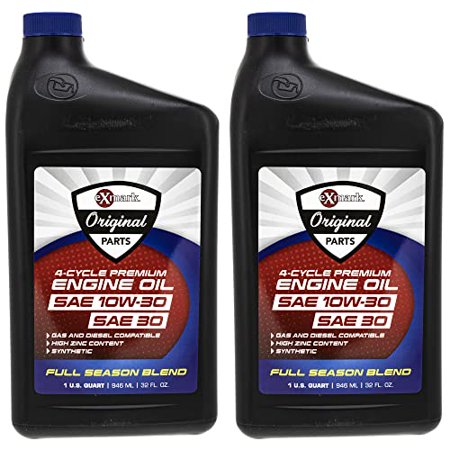 135-2566 Engine Oil 10W-30 Full Synthetic Quart Bottle 2 Pack