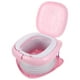 thumbnail image 1 of Orinal portátil plegable para entrenamiento de orinal, inodoro para coche, camping, interior y exterior, asiento de inodoro para niños, orinal plegable para coche, orinal de viaje, 1 of 7