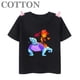 thumbnail image 5 of Camiseta de algodón de manga corta con cuello redondo para niños y niñas, ropa informal de dibujos animados de Elemental Disney Anime, para verano, 5 of 5
