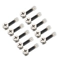 thumbnail image 1 of Unique Bargains 10 Ensembles de Raccords de Meubles 15mm OD Cam Raccord avec Vis Égouttoir, 1 of 4