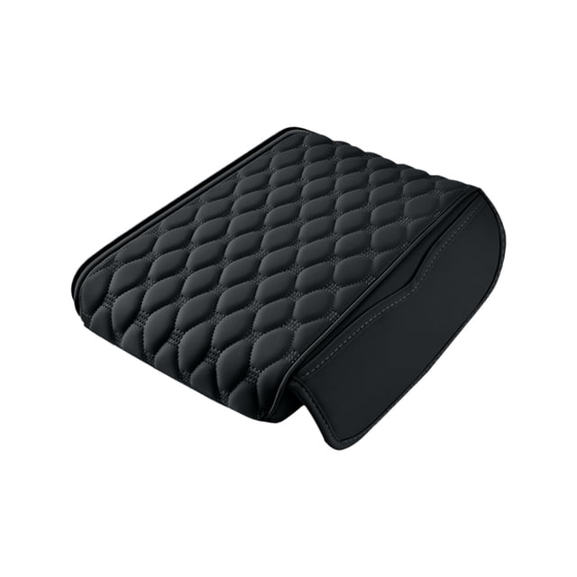 2025 Car Center Console Armrest Protector, Microfiber Leather/Memory Foam, 2 Storage Bags, Universal Fit, Easy Install