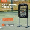 thumbnail image 2 of Equipo de entrenamiento de sóftbol Baseball Net VEVOR de 9 hoyos, 21 x 29 cm, 2 of 9