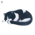 thumbnail image 1 of EIMELI Tapis de Porte Décoratifs en Forme d'Animal Lavables Adorables Paillasson Chat Endormi pour Entrée, 1 of 9
