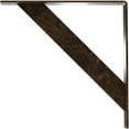 thumbnail image 4 of Ekena Millwork 2"W x 16"D x 16"H Traditional Steel Bracket, Antiqued Pale Gold, 4 of 13