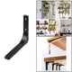 thumbnail image 5 of Soportes de estante de montaje en pared Soporte de pared decorativo de resistencia Soporte de estante de Soporte de hardware de muebles Negro 8 pulgadas Soledad Soportes de estante de montaje en pared, 5 of 9