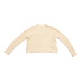 thumbnail image 1 of Suéter George para Mujer con Cuello en V con Diseño Tejido Blanco Talla G, 1 of 4