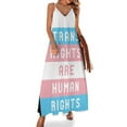 thumbnail image 1 of Los derechos trans son derechos humanos Vestidos sin mangas Vestidos de mujer 2024 Vestidos de verano Vestidos de fiesta, 1 of 7