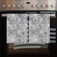 thumbnail image 2 of Grey Christmas Kitchen Towels Set of 3, Water Absorbent Dish Towel, Retro Farmhouse Winter White Snowflakes Decorative Hand Towels - Quick Drying Cloth for Cooking Baking, 18x28 Inch, 2 of 8