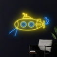 thumbnail image 3 of Handmadetneonsign Submarine Neon Sign, Submarine Led Sign, Submarine Neon Light, Beach Lover Neon, 3 of 5