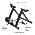 thumbnail image 3 of Bike Trainer,Magnetic Bicycle Stationary Stand for Indoor Exercise Riding,Portable Fixed Reluctance Bicycle Riding Platform,Including Front Wheel Pad and Quick Release Lever, Black, 3 of 6