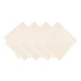 thumbnail image 1 of Elrene Home Fashions Continental Solid Texture - Servilletas De Comedor De Tela Resistente Al Agua Y A Las Manchas, Juego De 4, 17 X 17 Pulgadas, Color Marfil, 1 of 5