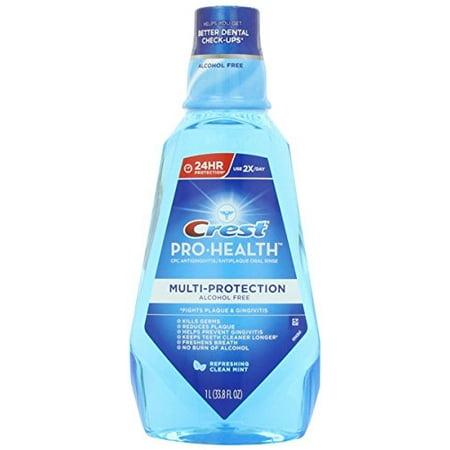 - Crest Pro-Health Oral Rinse Refreshing Clean Mint 33.8 Oz 1000 mL Each