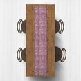 thumbnail image 2 of Creative Products Watercolor Knit Pattern Burgundy 16x90 Poly Twill Table Runner, 2 of 3