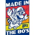 thumbnail image 1 of Mens Nintendo Raccoon Mario Made in The 80s T-Shirt - Black - X Large, 1 of 2