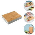 thumbnail image 4 of Planche à Découper Multifonctionnelle en Bambou Type Tiroir Outil de Cuisine, 4 of 8