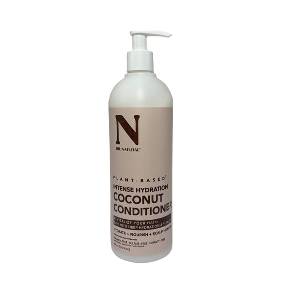 Acondicionador Dr. Natural con Aceite de Coco 473 ml 100% Hecho de Plantas y Aceites Naturales