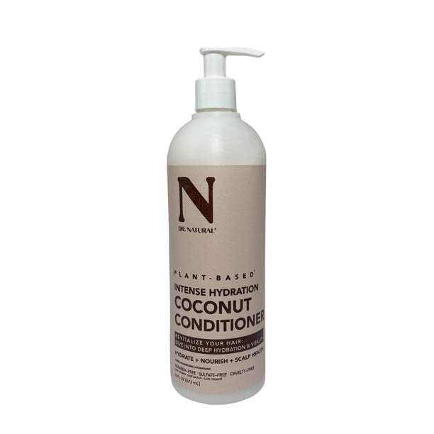 Acondicionador Dr. Natural con Aceite de Coco 473 ml 100% Hecho de Plantas y Aceites Naturales