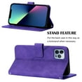 thumbnail image 5 of Nalacover For iPhone 14 Pro Max Card Slot Case,Shockproof Premium PU Leather Magnetic Clasp Flip Stand Wallet for Women Men Cover with Removable Adjustable Crossbody Shoulder Strap,Purple, 5 of 11