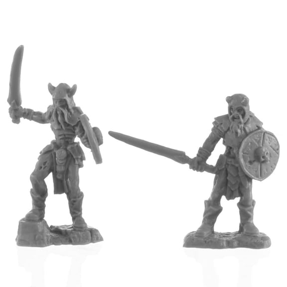 Reaper Miniatures REM44141 Bones BK Rune Wight Warriors Miniature Game - Set of 2