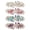 Multicolor-1, variant on 4 Pack Luxury Glitter Sparkly Jeweled Gems Korean Decorative Crystal Rhinestone Flower Strong Metal French Barrettes Snap Alligator Hair Clips Headpieces Accessories for Women Girls
