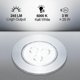 thumbnail image 5 of 20 Pack Led Recessed Downlights, 3w Ceiling Lamp, 30 Rotatable, Round Led Spotlights 245 Lumens Cool White 3000k, Hole Diameter 60mm, 5 of 5
