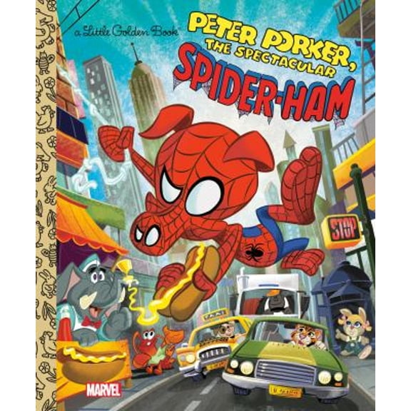 Pre-Owned Spider-Ham Little Golden Book (Marvel Spider-Man) (Hardcover) 0593310349 9780593310342