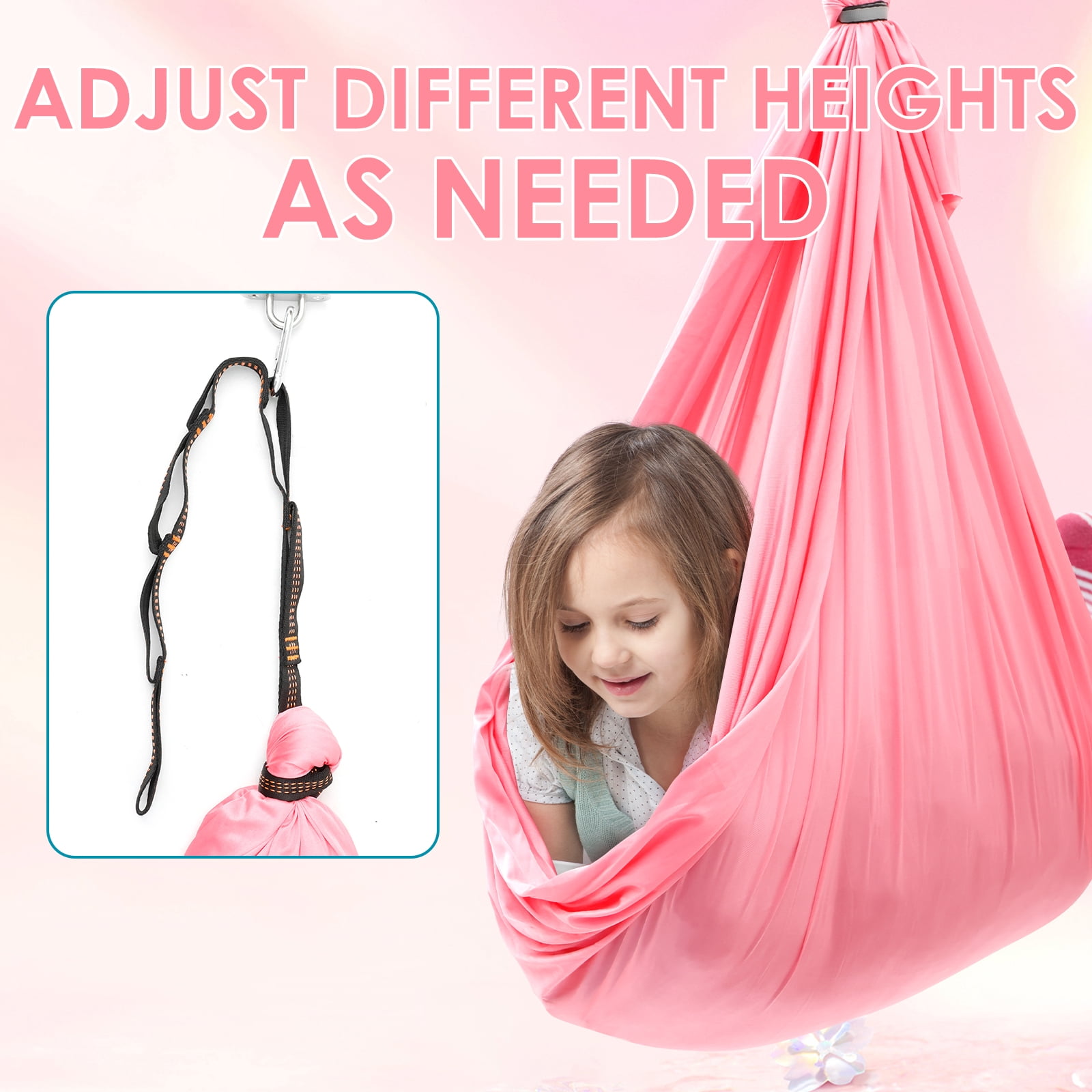 Cuddle Swing for Kid and Adult Polyester Indoor Swing Holds up to 200kg Portable Cuddle Hammock for Indoor and Outdoor Use