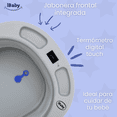 thumbnail image 4 of Bañera Tina Plegable Para Bebé Con Base Ibaby Santorini Rosa gris, 4 of 8