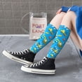 thumbnail image 3 of Lsque Cute Car Cartoon Printed Crew Socks Men's Women's LightWeight Thin Casual Calf Socks ,Knee High Socks,Cotton Socks, 3 of 9