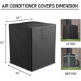 thumbnail image 3 of Air Conditioner Cover for Outside Units, Waterproof Durable Duty Outdoor Square, 3 of 5