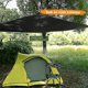 thumbnail image 2 of 360x290cm Lona impermeable Tienda Sombra Camping Hamaca Lluvia Mosca Uv Jardín Toldo Toldo (marrón), 2 of 5