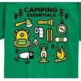 thumbnail image 3 of Instant Message - Camping Essentials - Toddler And Youth Short Sleeve Graphic T-Shirt, 3 of 6