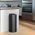 thumbnail image 5 of iTouchless 13 gal Deodorizer Round Motion Sensor Kitchen Trash Can, Black, Stainless Steel, 5 of 6
