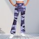 thumbnail image 1 of Pantalones largos con estampado de camuflaje para niñas, forro polar cálido, leggings casuales ligeramente acampanados, traje para niñas de 5 a 16 años., 1 of 6