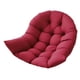 thumbnail image 3 of Cojín colgante para silla con forma de huevo, suave, para porche, oficina y exterior. Rojo oscuro, 3 of 9