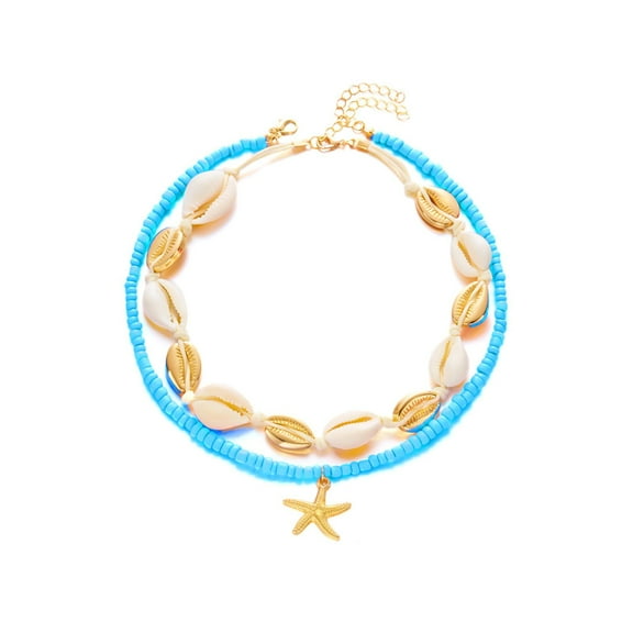 Necklace for Women Women Jewelry Beads Sea Bead Necklaces Layered Neckchain Adjustable With Unique For Women