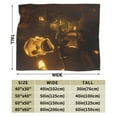 thumbnail image 3 of Bendy And The Ink Machine Blanket, Horror Game Throw Blanket For Bed Sofa Couch, Super Soft Flannel Blanket For Bedroom Livingroom, 50"X40", 3 of 9
