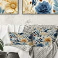 thumbnail image 3 of Designart "Mediterranean Floral Bliss" Floral Printed Throw Pillow, 3 of 5