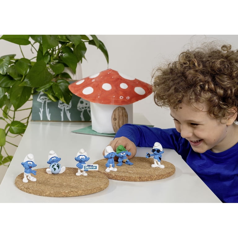 Schleich Vanity Smurf Figurine | Retro Cartoon Toy Collectible | Hand-Painted & Durable For Kids 3+