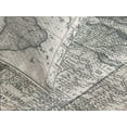 thumbnail image 4 of Ambesonne World Map Quilted Bedspread Set 3 Pcs, Retro Old America Map, Queen Size, Multicolor, 4 of 5