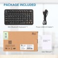 thumbnail image 4 of Rii 518BT Korean/English/Russian Bluetooth Keyboard Black New, 4 of 5